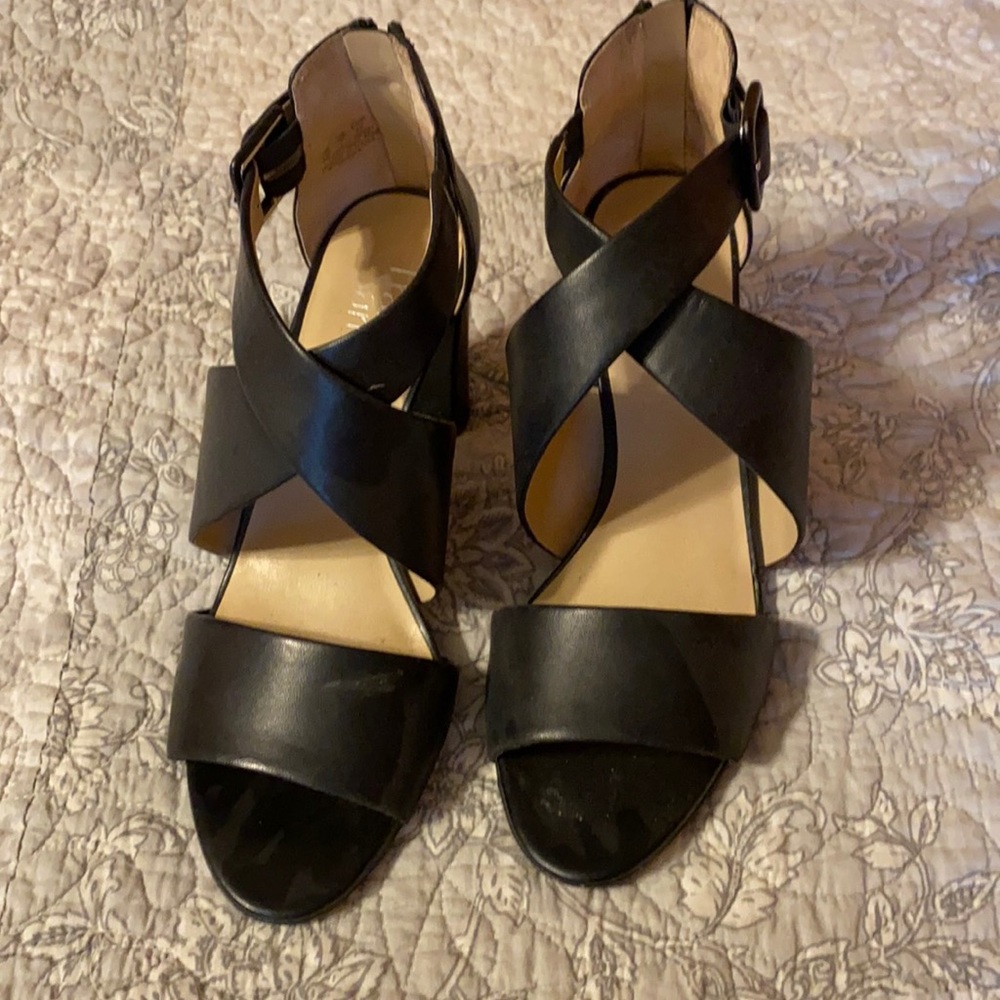Franco sarto black heels size 9